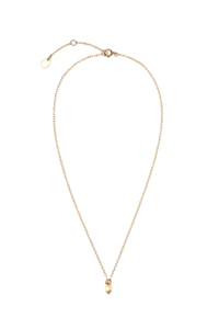14K Gold Filled Handmade 1.3x450mmPlateCableChain with 8X6mm SwCrystal Oval Necklace[Firenze Jewelry] 피렌체주얼리